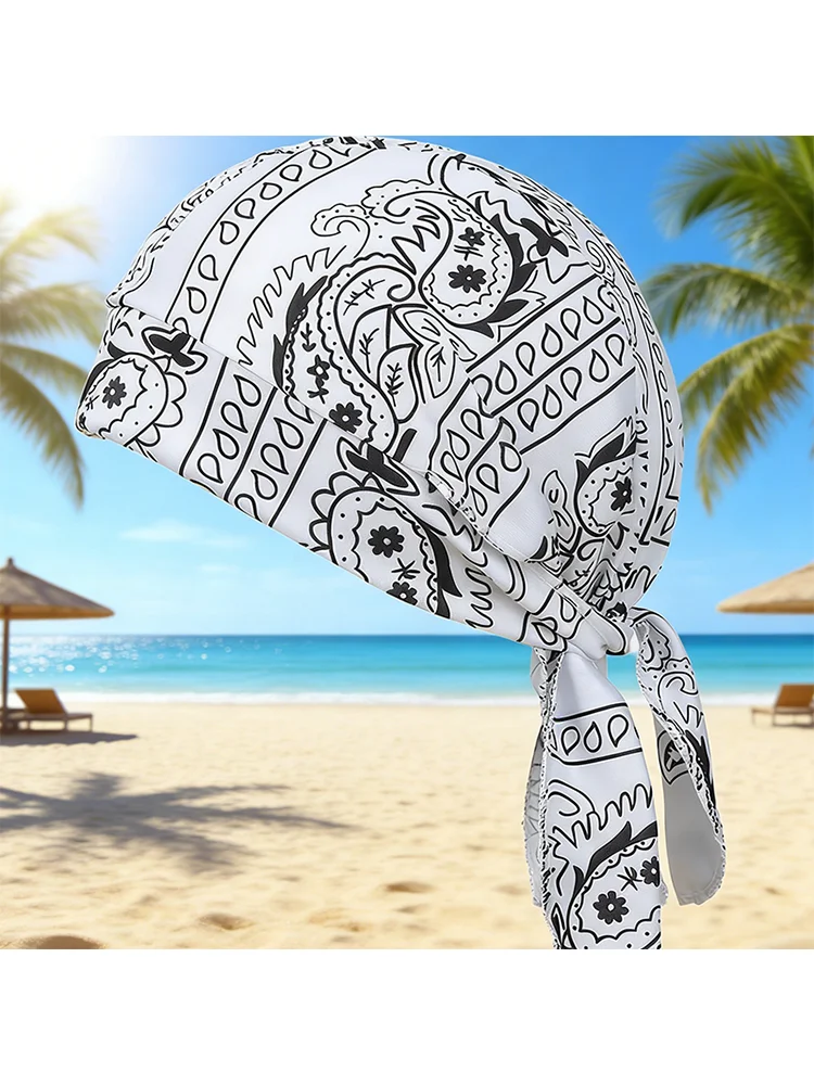 AliExpress NONE Summer Unisex Hat Breathable Lightweight Pirate Head Scarf Outdoor Fashion Cycling Hiking Windproof Sunscreen Head Scarf