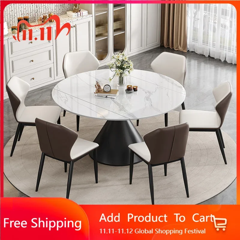 

Center Luxury Lounge Restaurant Table Aesthetics European Comfortable Unusual Dining Table Modern Italian Mesa Trendy Furniture