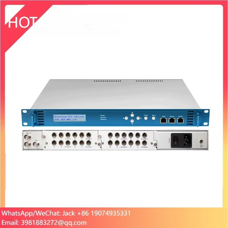 Professional Broadcasting Grade Multi Channel Audio Receiver and Decoder