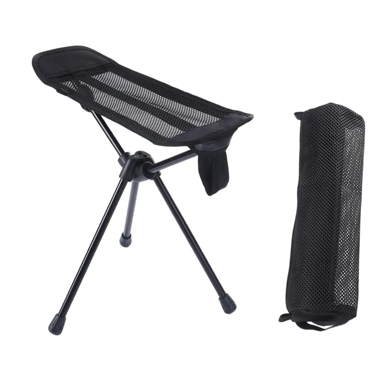 Portable Folding Chair Outdoor Camping Recliner Lazy Retractable Footrest Leg Rest for Hiking Fishing Picnic