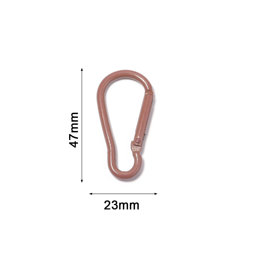 10pcs Aluminum Gourd Shape Spring Clasps Keyring Openable Carabiner Clips Hooks For DIY Bag Keychain Dog Chains Jewelry Making view 4