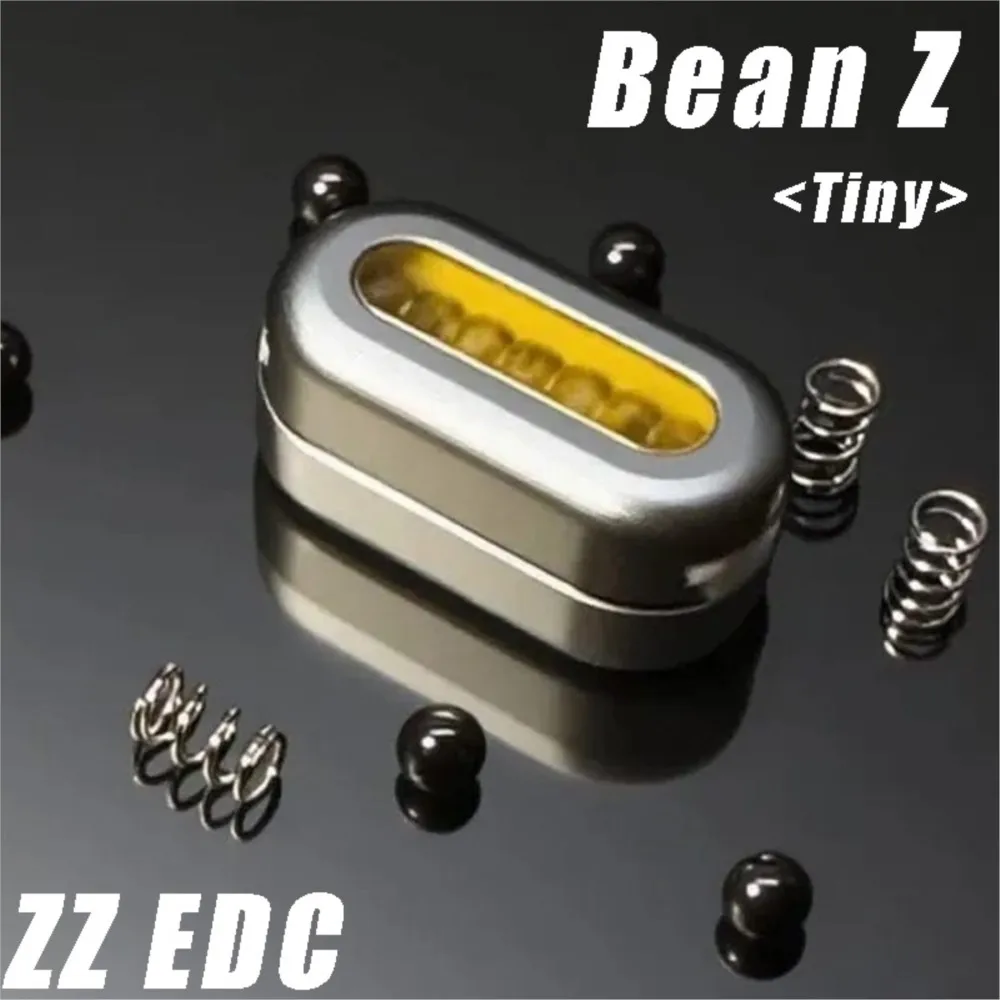 

(Предзаказ)ZZ EDC Tiny Bean Z из нержавеющей стали PEI Push Slider Игрушка для взрослых Игрушки для снятия стресса