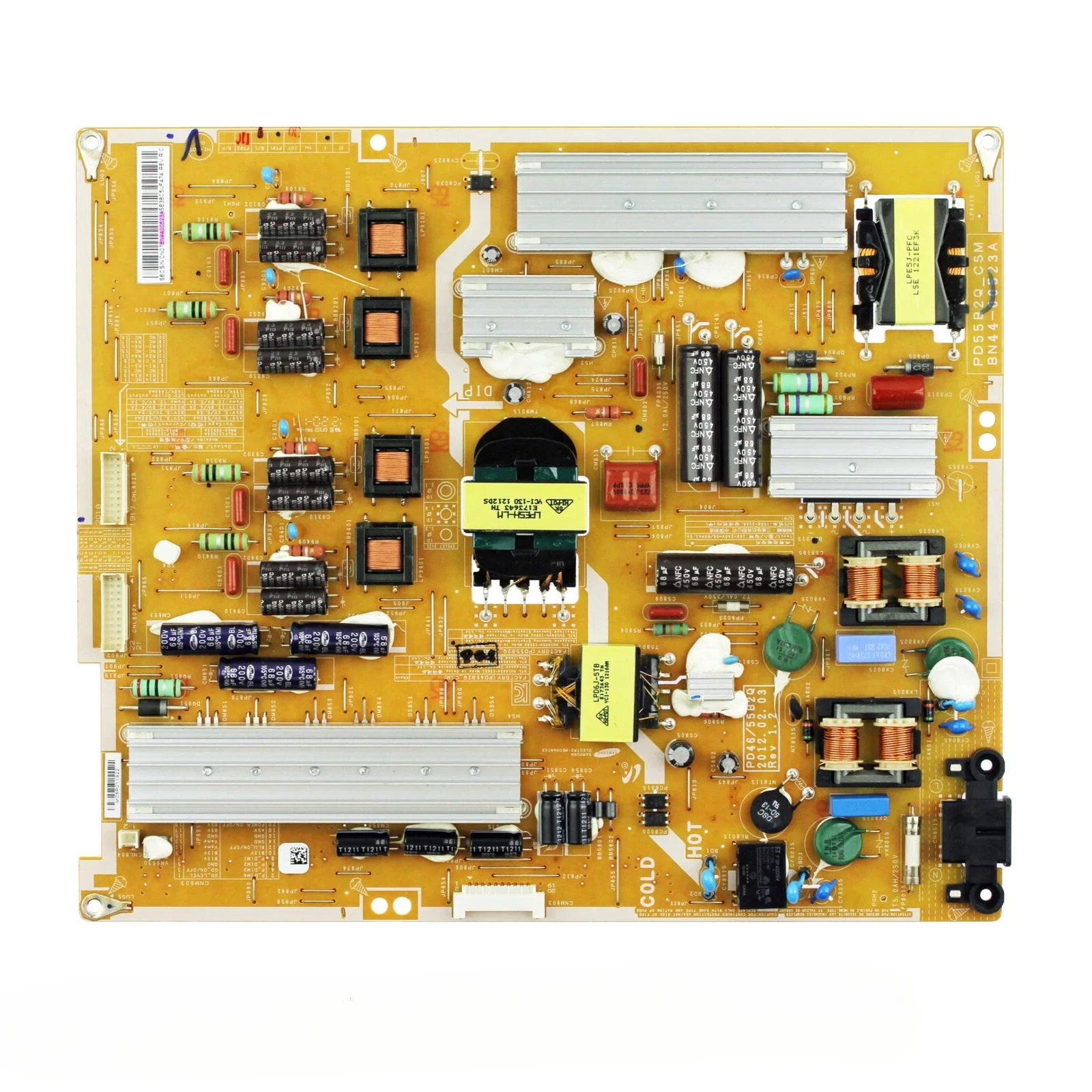 Power Supply Board PD55B2Q_CSM BN44-00523A = BN44-00523B = BN44-00523D is for UN55ES7150F UN55ES7500F UN55ES7550F UN55ES8000F TV