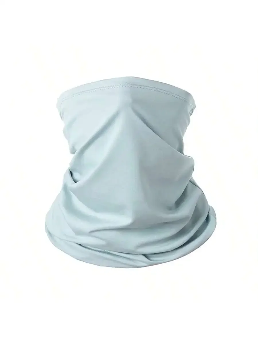 

UV Protection Ice Silk Neck Gaiter Solid Color Multi Functional Outdoor Cycling Scarf
