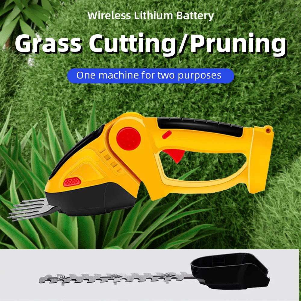

Электрический триммер для живой изгороди 2 в 1, садовые ножницы для кустарников, домашняя газонокосилка, садовые ножницы для травы, подходят для батареи Makita