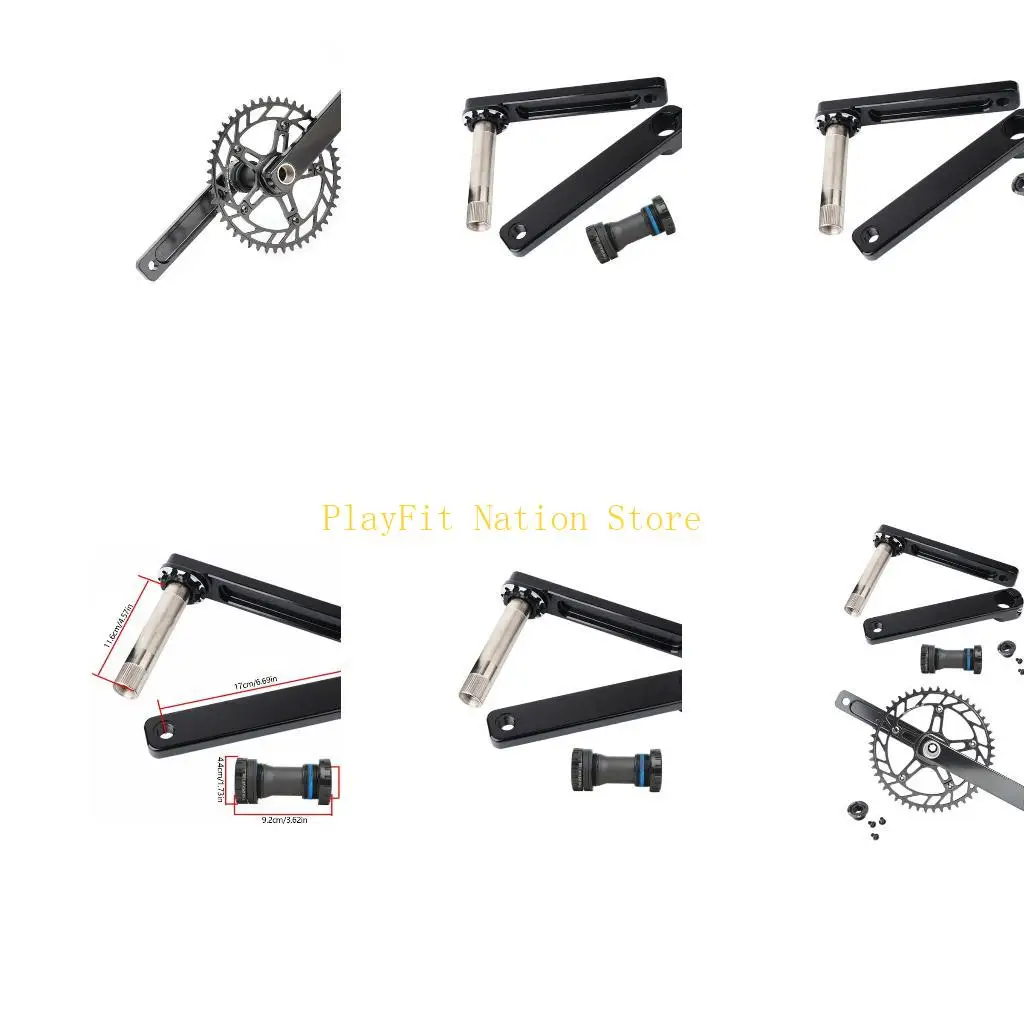 

242F Space Saving Foldable Crankset Light Weight Aluminum Alloies Construction Great For Commuting And Long Distances Cycling