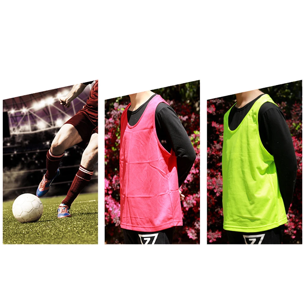 Football Vest Jerseys Aldult Sports Training BIBS Vests Basketball Cricket Soccer Football Rugby Mesh Team Sports Accessories