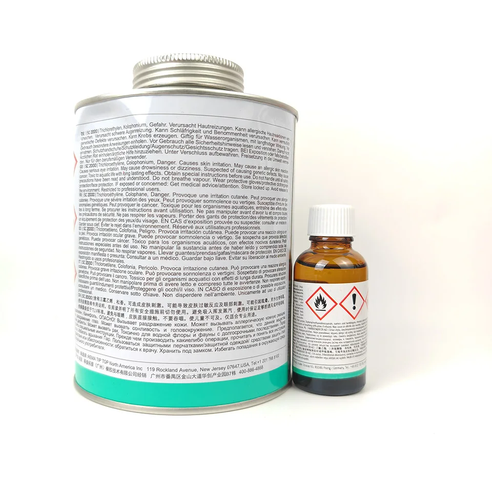 tiptop sc2000 glue SC 2000 Cold vulcanized adhesive glue 690ml conveyor belt rubber repair agent Black rubber bonding super glue