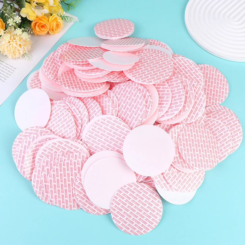 100Pcs Self Adhesive Pressure Sensitive Cap Liners Tamper Evident Seal for Pharmaceuticals Food Jars