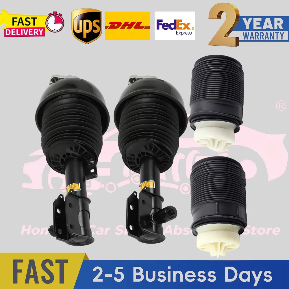 

4× Airmatic Air Strut Air Spring For Mercedes W212 W218 CLS E-CLASS E250 E300 E350 E550 CLS400 CLS550 CLS63AMG 4Matic 2123208113