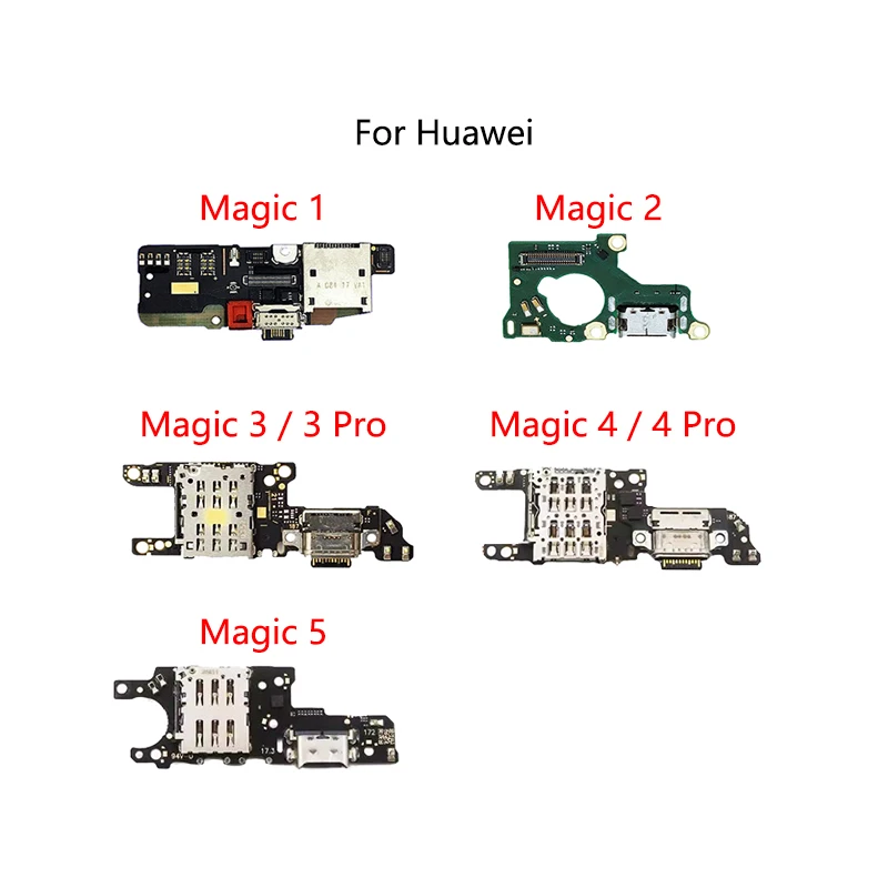 USB Charge Dock Port Socket Jack Plug Connector Flex Cable For Huawei Honor Magic 1 2 3 4 Pro 5Charging Board Module