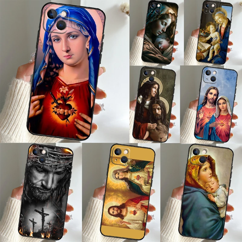 Virgin Mary And Jesus Case For Samsung Galaxy A54 A34 A14 A35 A55 A15 A56 A36 A26 A16 A06 A12 A22 A32 A52 A13 A53
