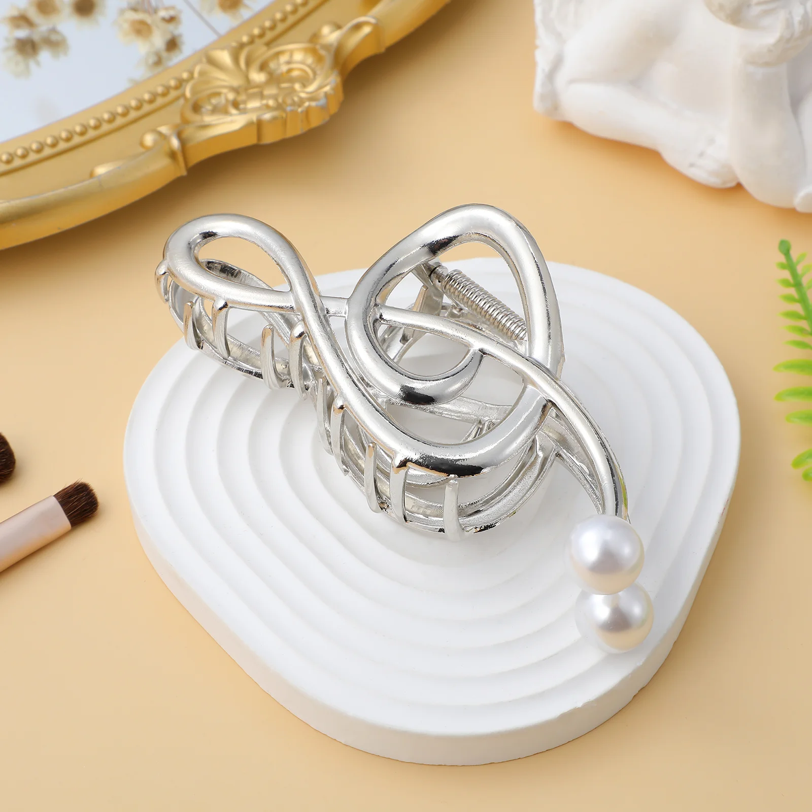 

Note Large Claw Clips For Thin Claw Clip Large Metal Clip For Women Hair Styling Tool Thick Long Hair Accessory