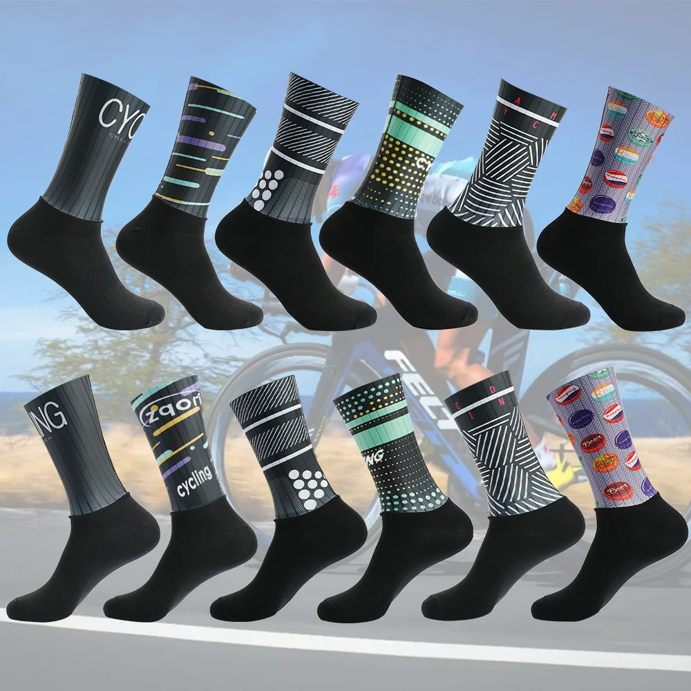 Medium length socks, casual socks, quick drying socks for men and women, marathon running, cycling socks, cycling socks