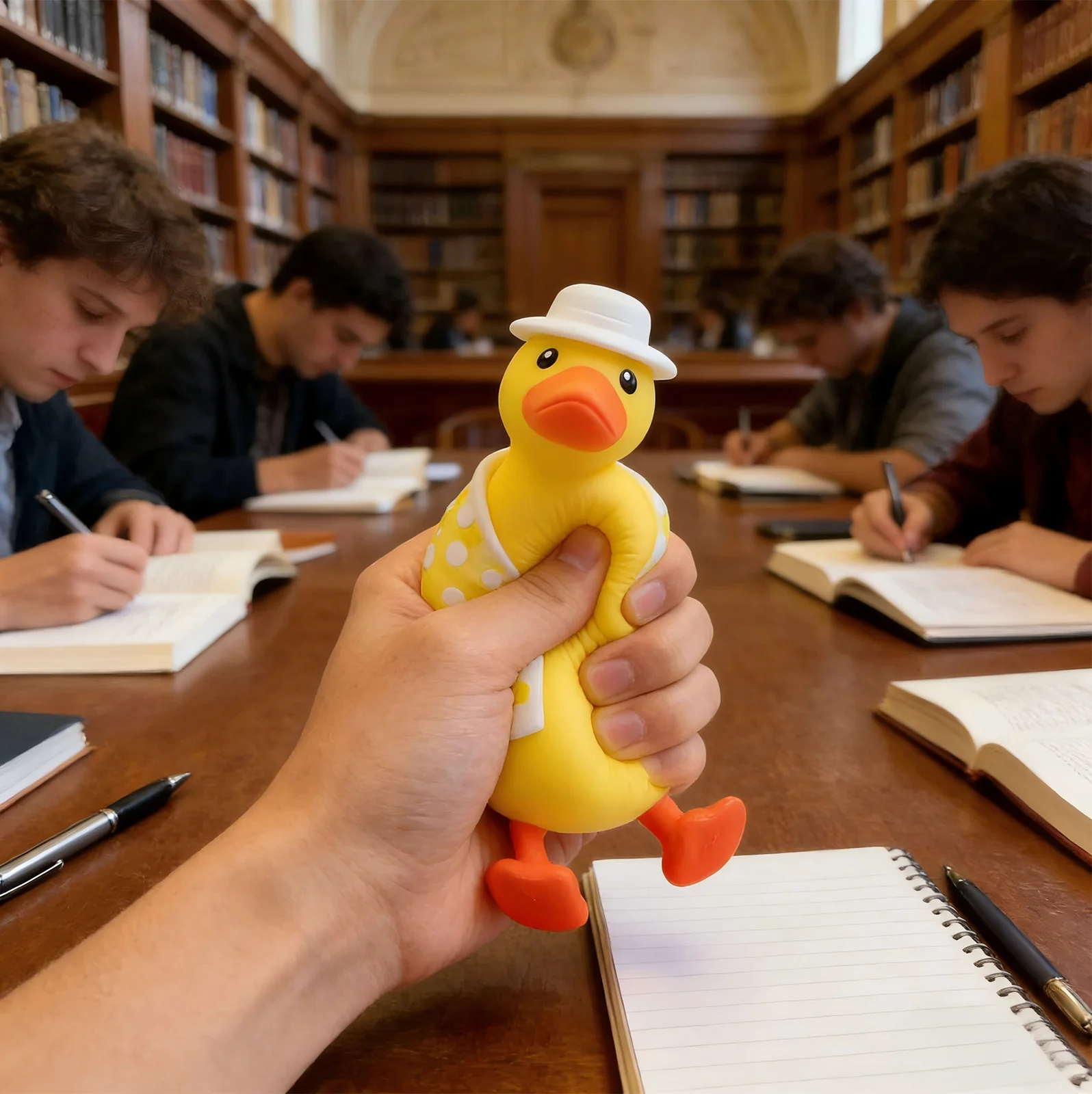 Duck Stress Relief Toys Cute Sitting Duck Toys Party Favors Kawaii Animal Antistress Toy For Kids Adults Small Gifts 2026 view 3