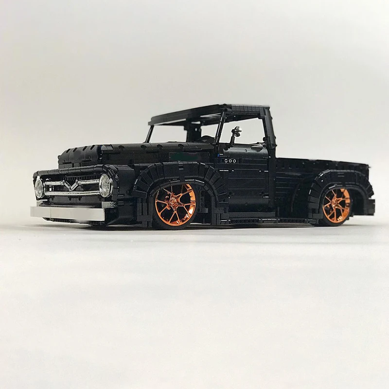 

3234Pcs Forders F100 MOC Classic American Vintage Pickup Truck Education Building Diy Blocks Birthday Toys Gift