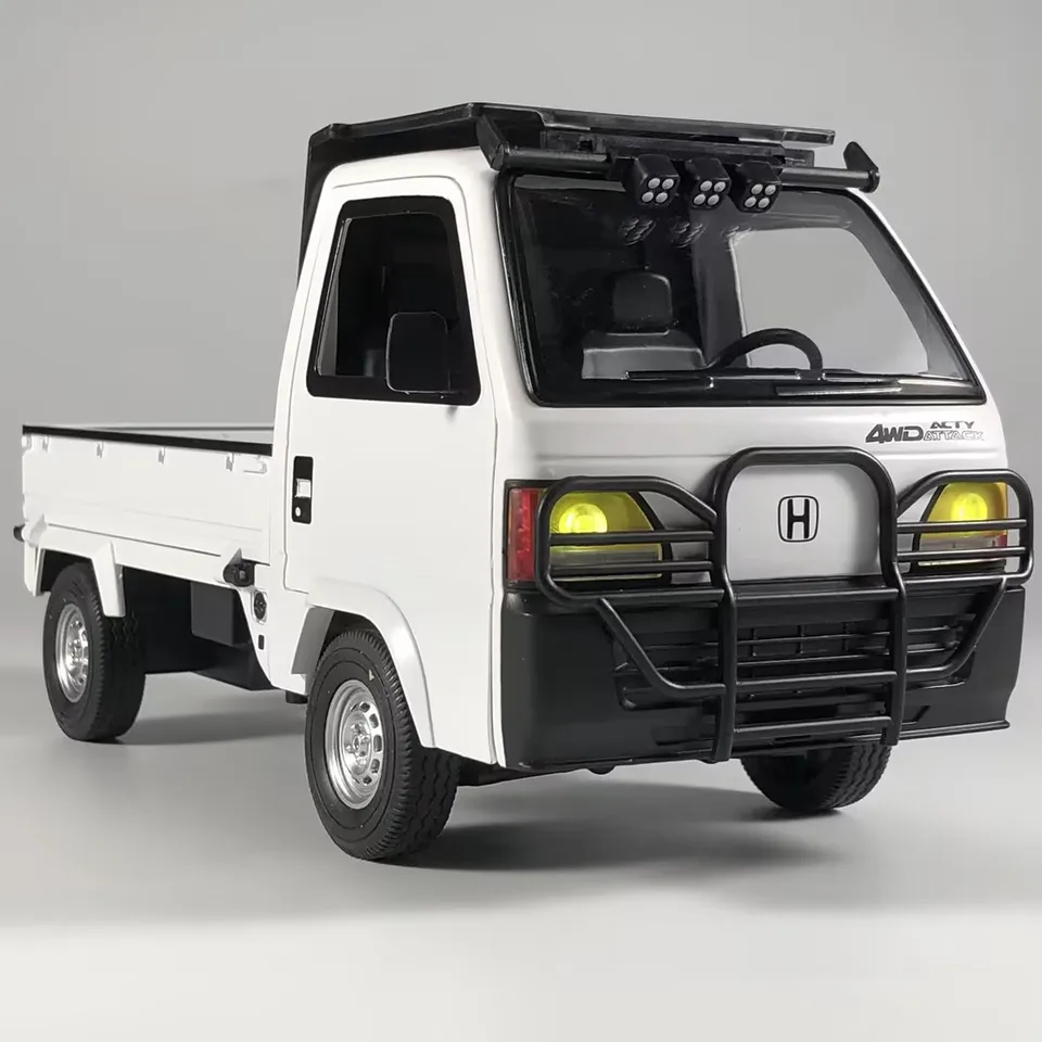 1:18 Honda ACTY 4WD Diecast Metal Car Model Blue White