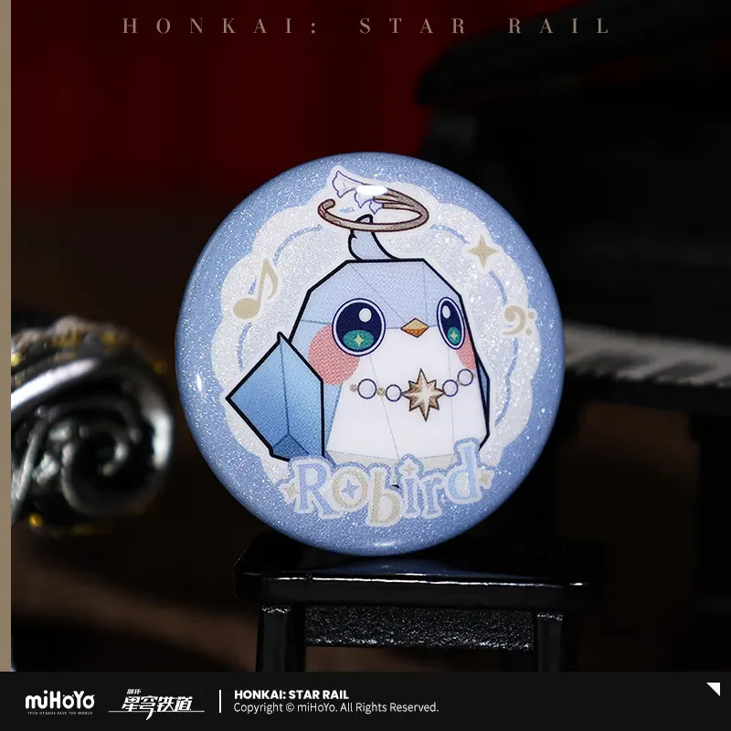 Honkai Star Rail Officiële Merch miHoYo Originele Authentieke JMDHYS Serie Kleine Broche Set Zwarte Zwaan Aventurijn Robin Badge Set