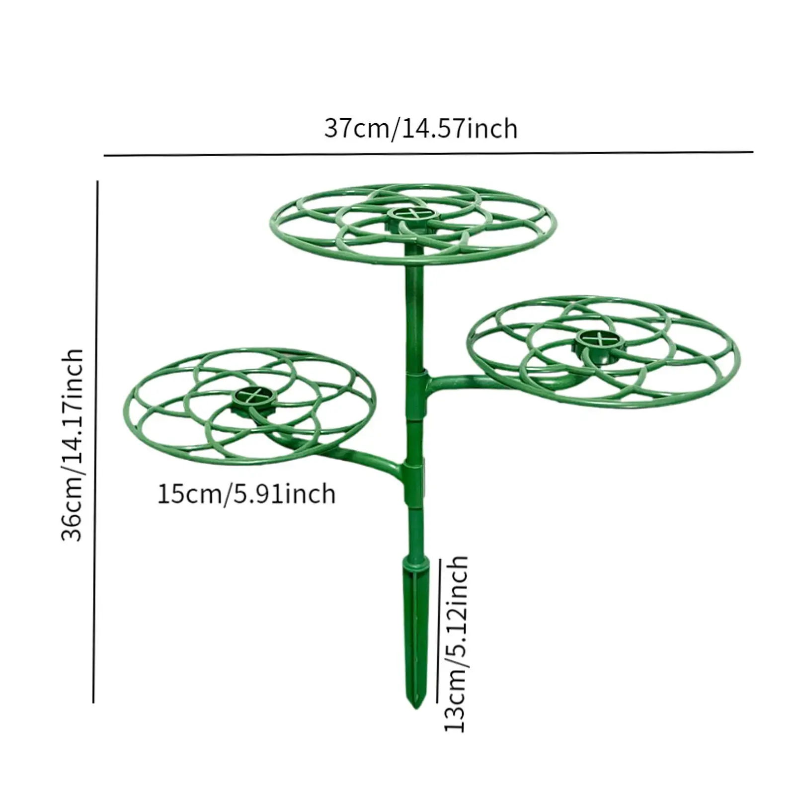 つる植物サポート、トレリス、花サポートケージ、屋内用リング、重い花、牡丹、パティオ用の植物ステークス