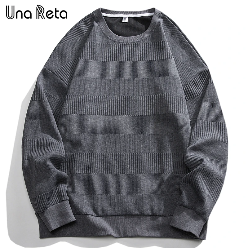 

Una Reta Solid Sweatshirt Men Streetwear New Hip Hop Couple Pullover Tops Tracksuit Harajuku Unisex Sweatshirts