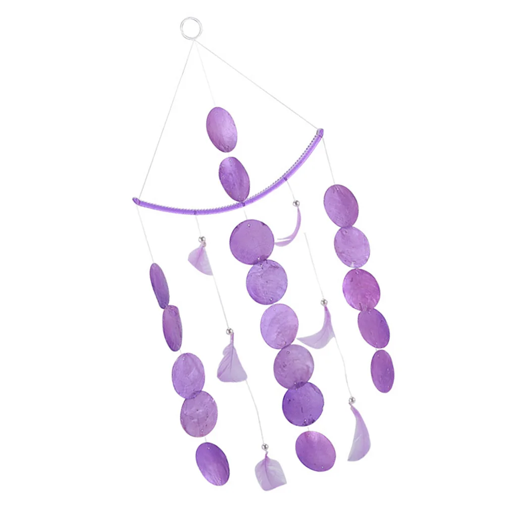 

Shell Chimes Home Decoration Garden Bell Hanging Pendant Outdoor Wind Spinners Metal Wind Chime For Terrace