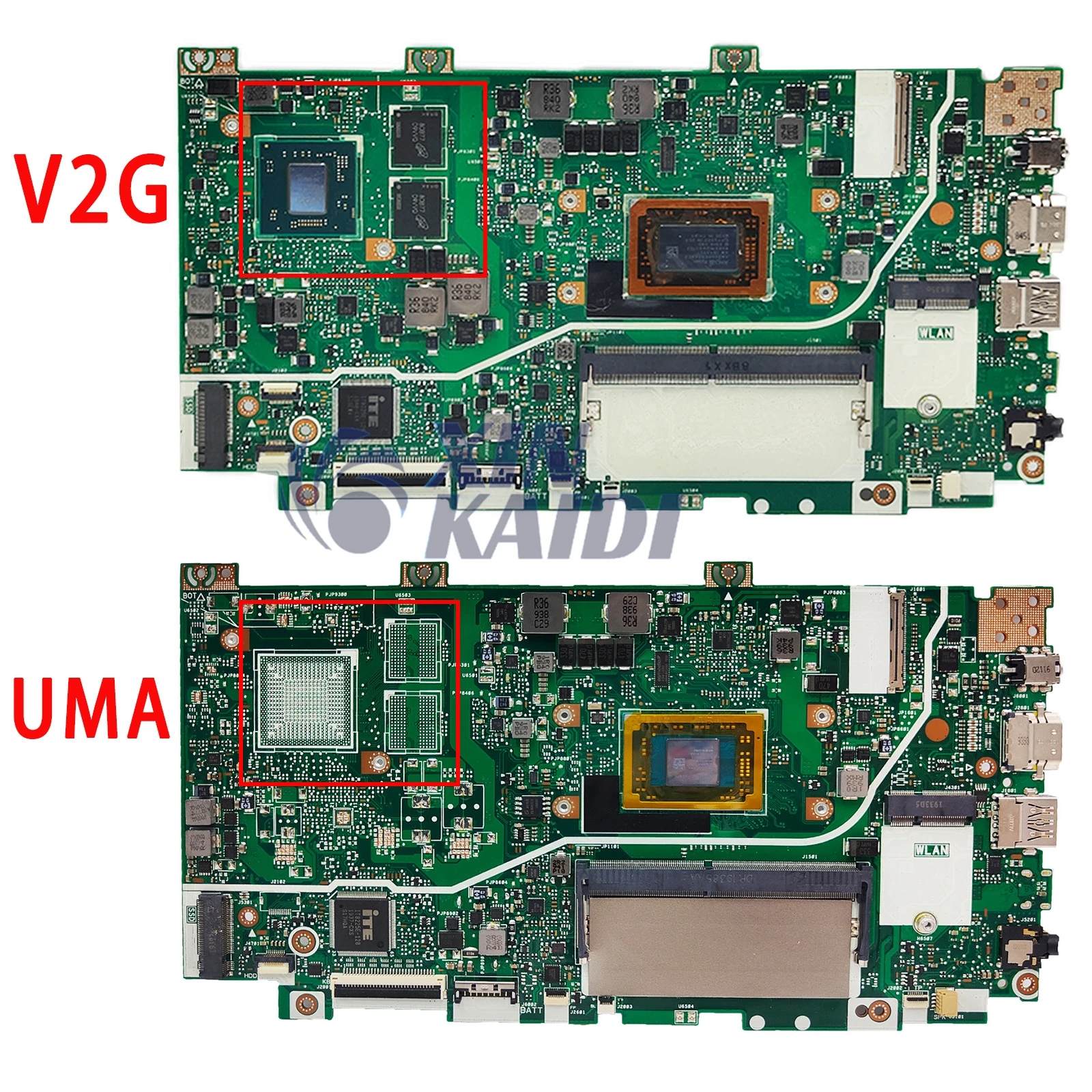 Imagem -02 - Placa-mãe Portátil para Asus X412da X412dk A412d F412d X412d R33200u R5-3500u R7-3700u Uma V2g 4gb de Ram 100 Testado