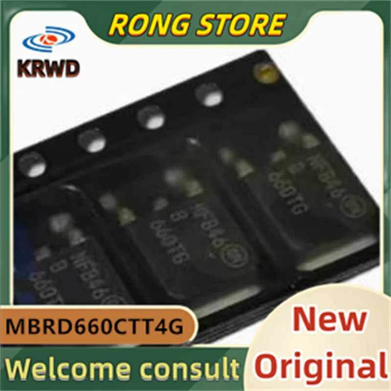 5PCS B660TG New Original MBRD660CTT4G TO-252