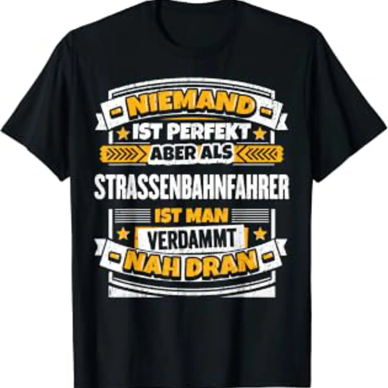 Funny tram driver gift S Bahn profession T shirt vintage Washed streetwear homme Comfortable Versatile graphic