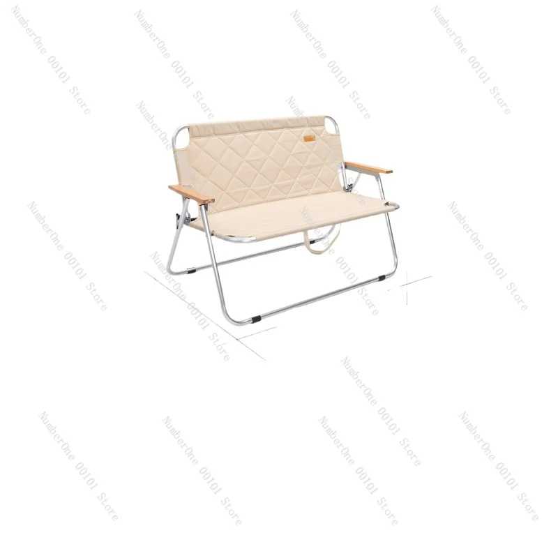 Outdoor camping double chair | Preferred 600D Oxford cloth, thick silk cotton filling