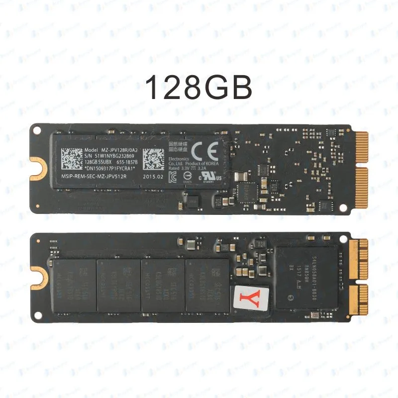 SSD أصلي لجهاز MacBook Pro 15 "A1398 13" A1502 لأجهزة Macbook Air 11 "A1465 13" A1466 128GB 256GB 512G محرك الحالة الصلبة 2013-2015