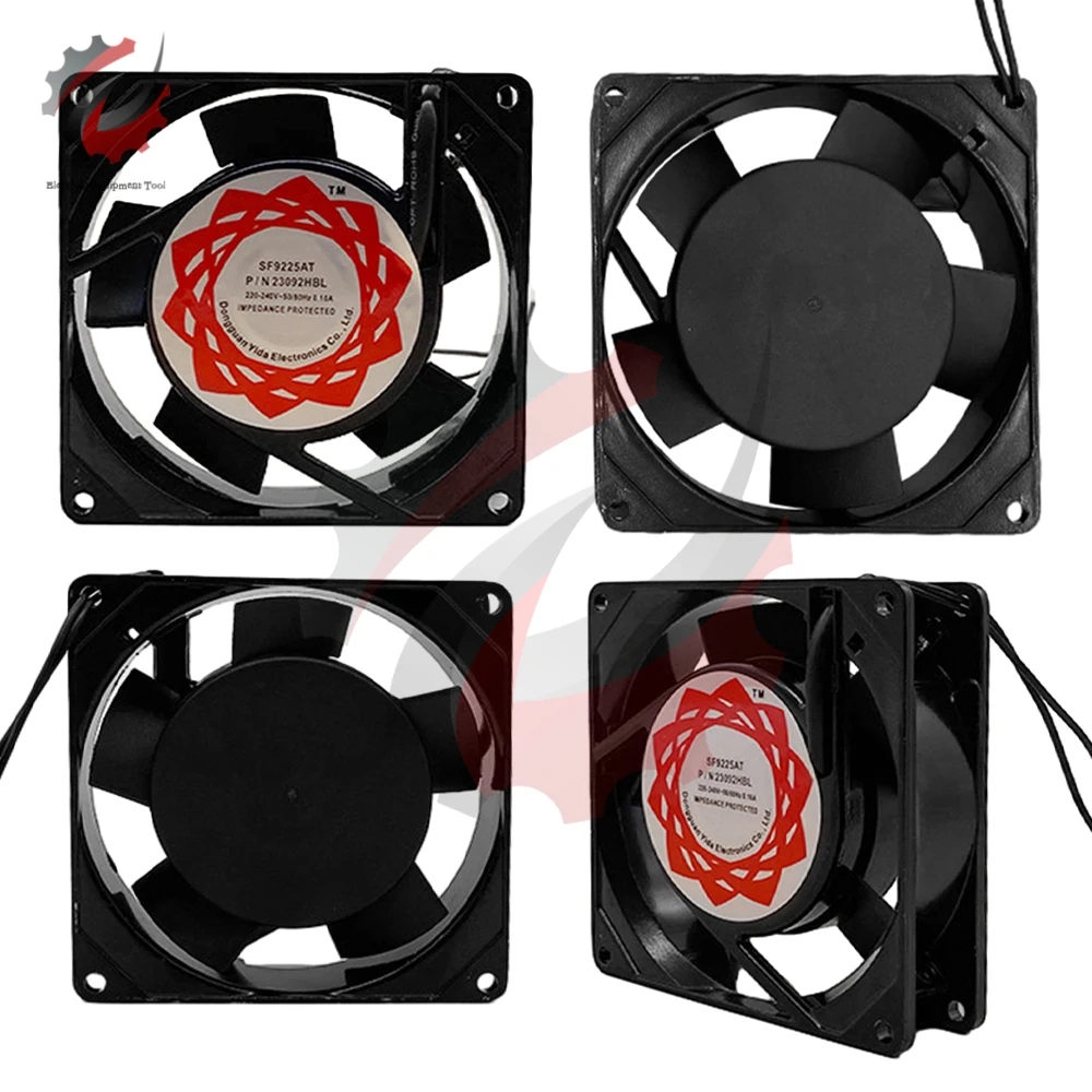 Cooling Fan Quiet Muffin Fan 110V 220V AC 90mm x 90mm x 25mm Cooling Fan for Industrial DIY Cooling Ventilation Exhaust Projects