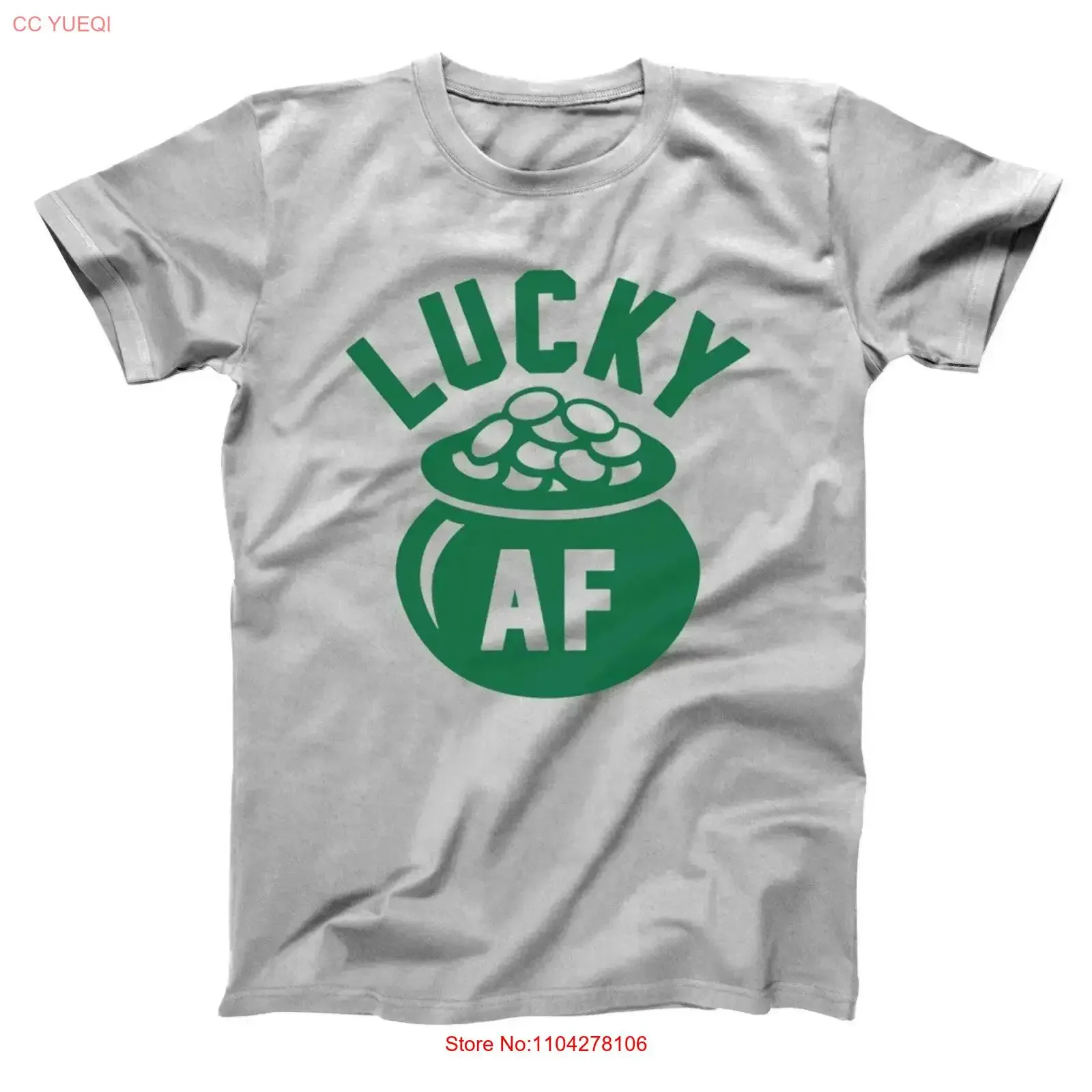 Lucky AF Irish Clover Shamrock T shirt st paddys patricks day drinking humor XS 5X  vintage Washed graphic designer clothes