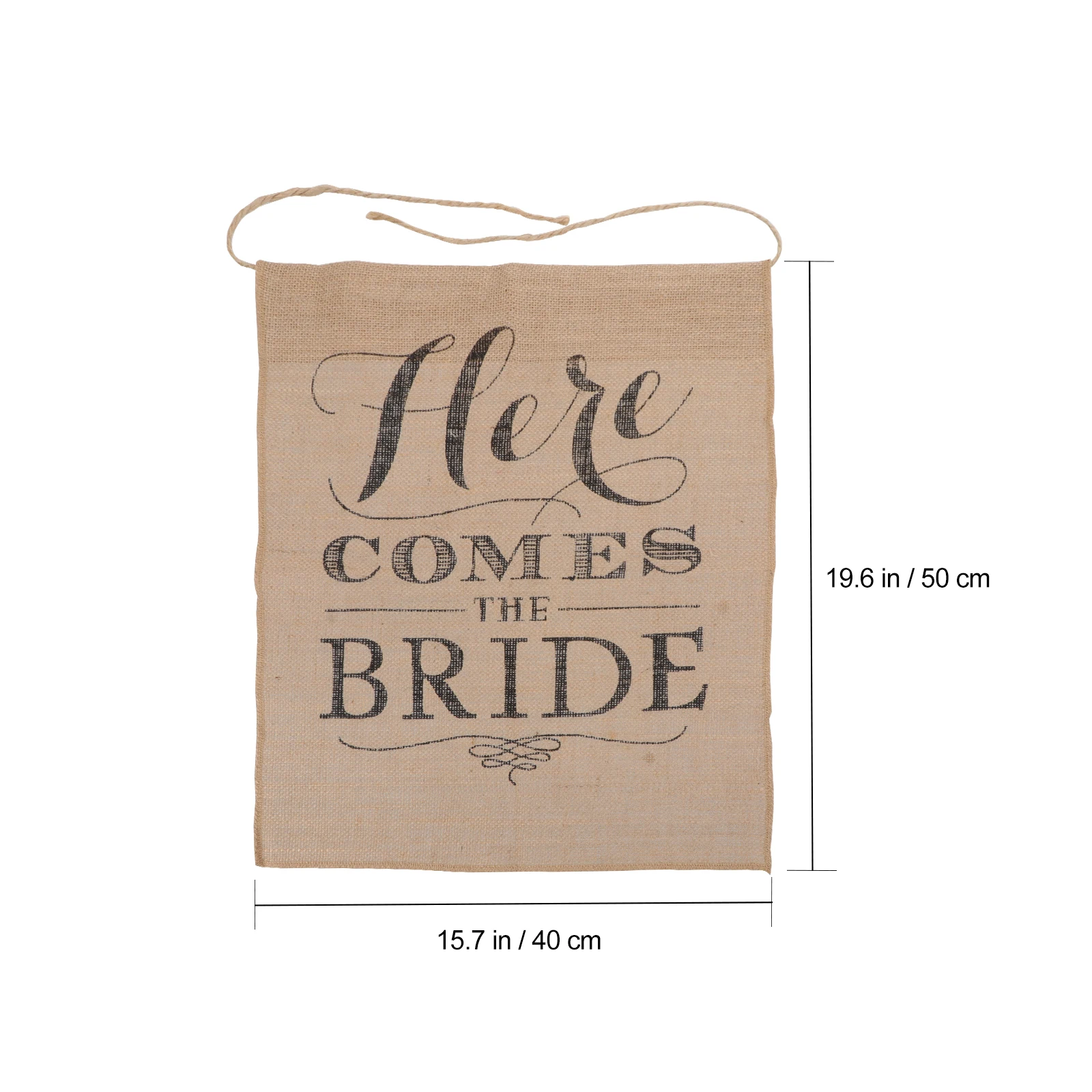 

Four Pennant Wedding Garden Flag Vintage Linen Backyard Garden Flag Lawn Photoshoot Prop Great Gift