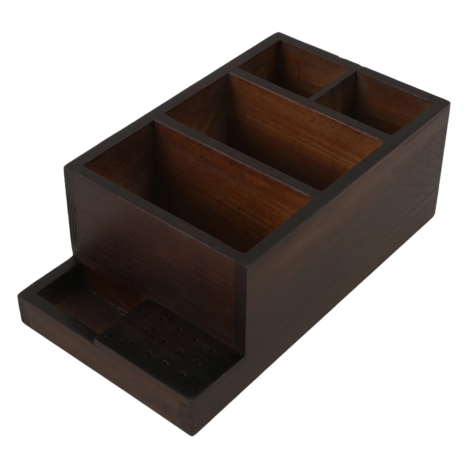 

Nail Drill Bit Organizer Wooden Storage Box for Manicure Tools Grinding Heads Holder Case Display Stand Home Salon Nail Art