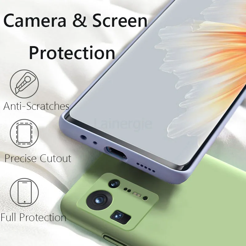 For Xiaomi Mi Mix 4 Case Liquid Silicone Soft Camera Protection Cover On For Xiomi Xiaomi Mi Mix 4 Mix4 Phone Case