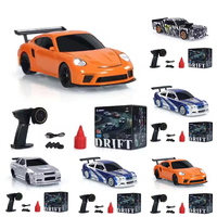 2.4g High Speed Drift Rc Car 1/43 4wd Remote Control Car Four Wheel Drive Radio Controlled Mini Gtr Racing Model Boy Toy Gift