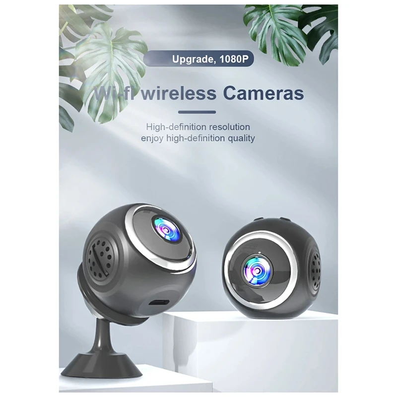 X11 บ้านอินฟราเรด Night Vision กล้องสมาร์ทกล้องเครือข่ายไร้สายไม่จําเป็นต้องเสียบ Wifi การตรวจสอบระยะไกล