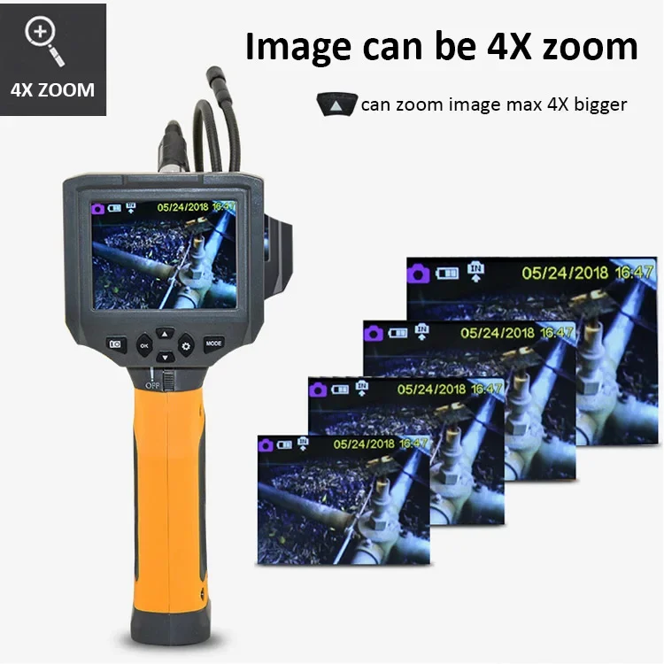 2M IR Snake Inspection security camera supplier  borehole camera inspection  drain pipe