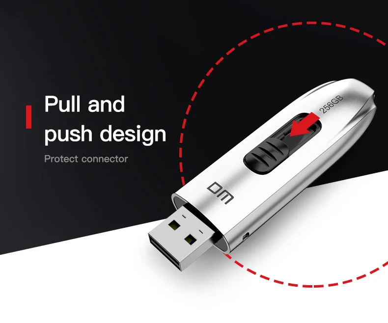 DM Solid Flash Drive FS220 USB3.1 USB3.0 64GB 128GB 256GB  With Super Fast Transfer Speed