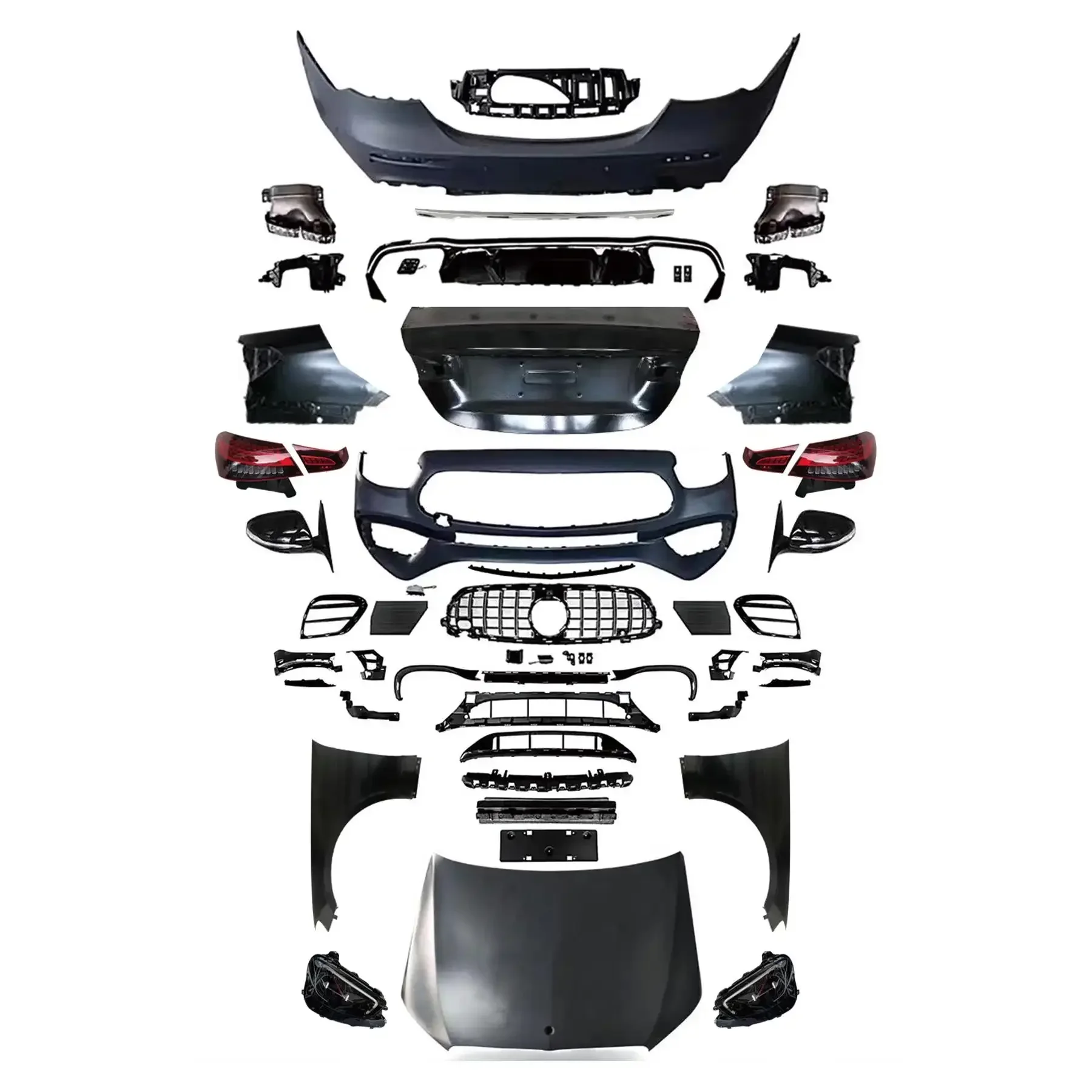 Upgrade for Mercedes Benz E-Class W212 2009-2015 Body Conversion Kit for Older Models For Mercedes Benz AMG W213 63 Bodykit