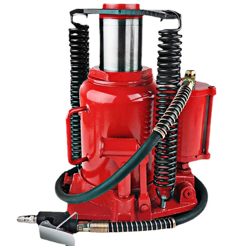 220v New Vertical Jack Pneumatic 20 Tons Hydraulic Horizontal Air Pressure Auto Repair Tire Replacement Tool Manual Dual-use