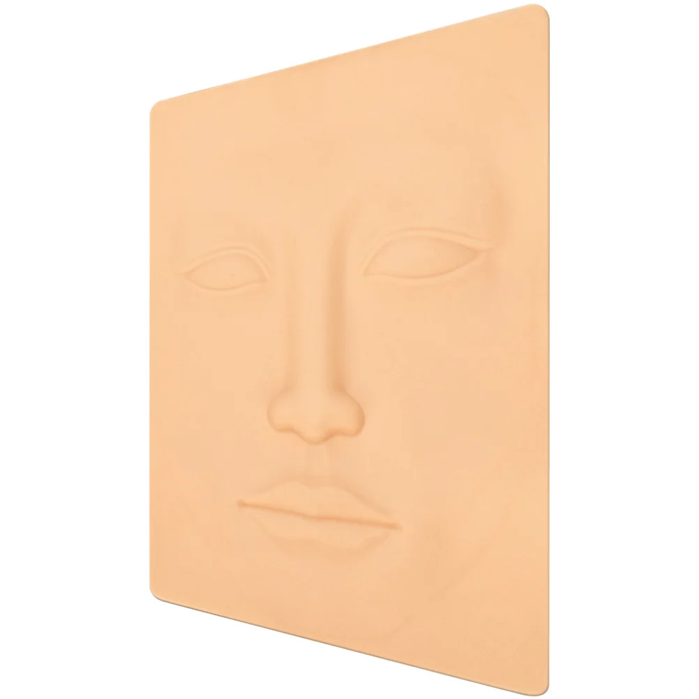 

1pc Silicone Blank Mannequin Tattooing Reusable Fake Skin Sheet Eyebrow Embroidery Makeup Training Tattooing Supplies For Salons