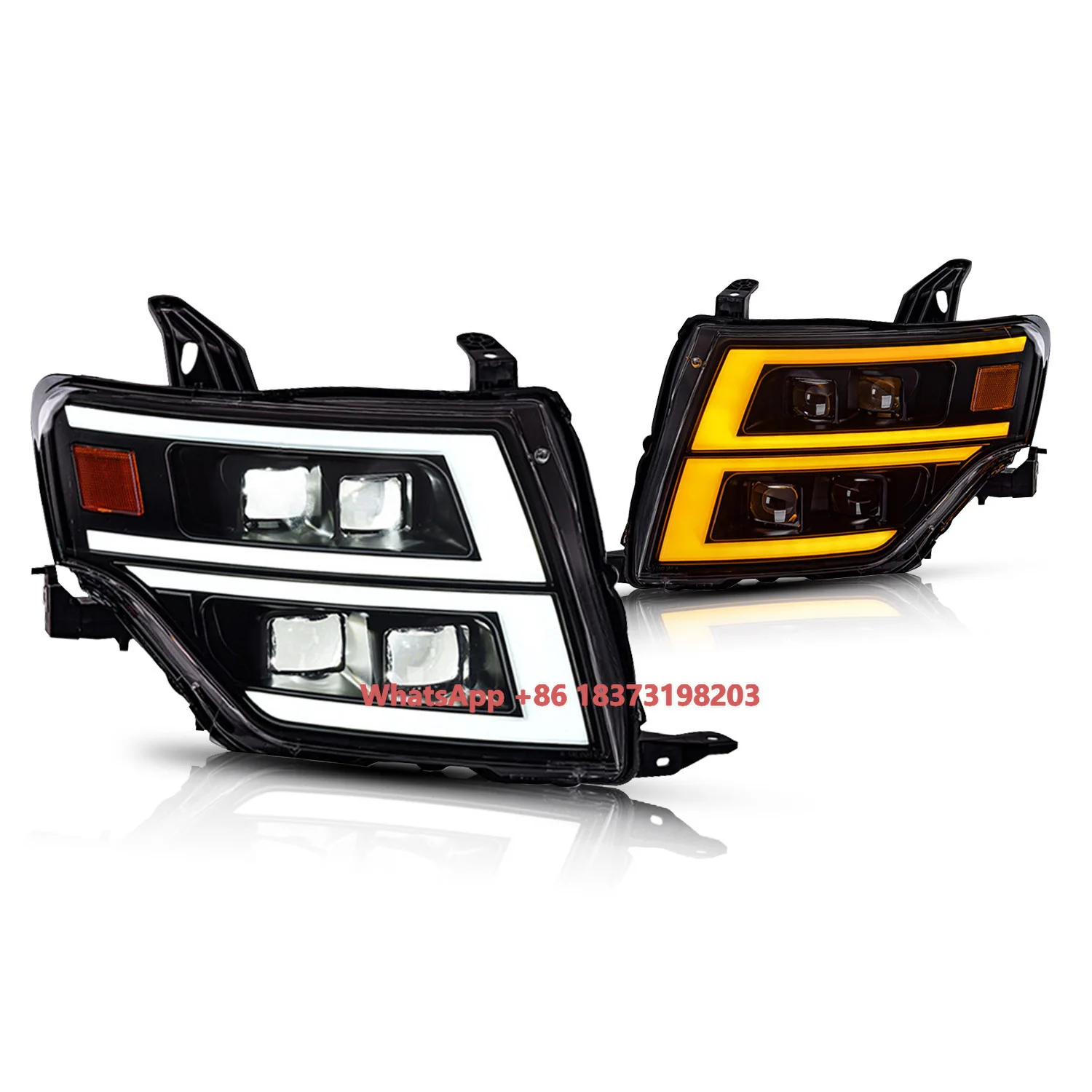 

New Arrives High Quality Head Lamp Auto Lighting System Full LED Headlight for 2009-2021 MITSUBISHI Pajero V97 V93