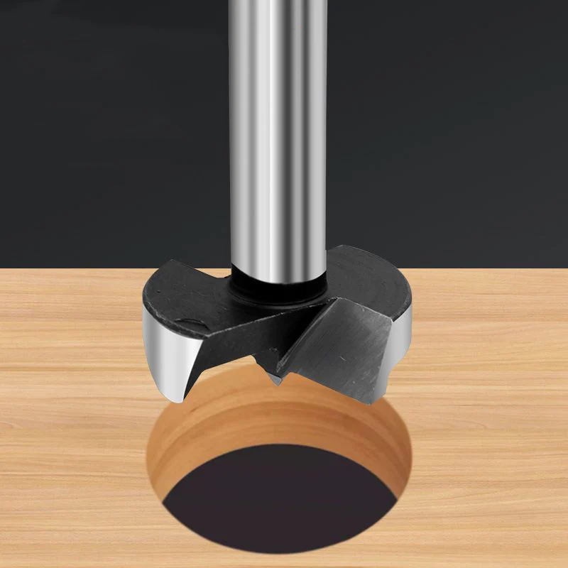 Carbon Steel Flat Bottom Wood Drill Bit DIY Smooth Mortise Sharp Positioning Tip Drilling Furniture Making Hole Opener Cutting