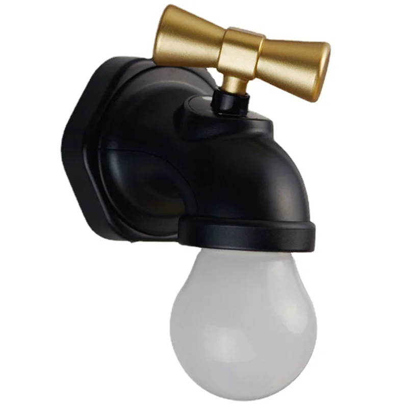 Faça-à prova dwaterproof água conduziu a luz de parede torneira luz de parede iluminação ao ar livre usb recarregável para uso interno e externo