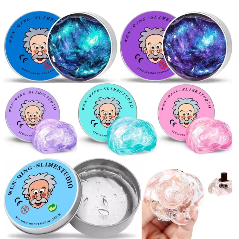 HOT Change/Colorful Non-Newtonian Liquid Decompression Toys Transparent Elastic Modeling Compound Non-Toxic Creative Crafts