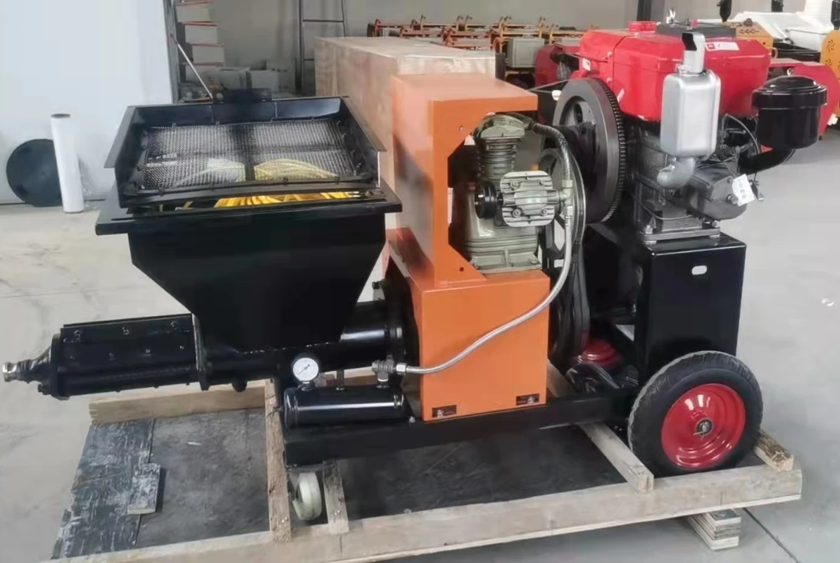 EPX Mortar Sprayer Anti-Corrosion Coating Application Chemical Plant Pipeline Protection System