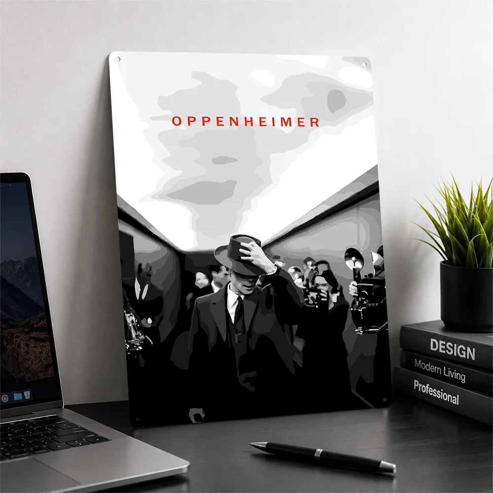Oppenheimer Metal Poster Perfect Gift for Fans Lovers Customized Wall Art Metal Sign for Decoration Room Decor Luxury Wand Deko