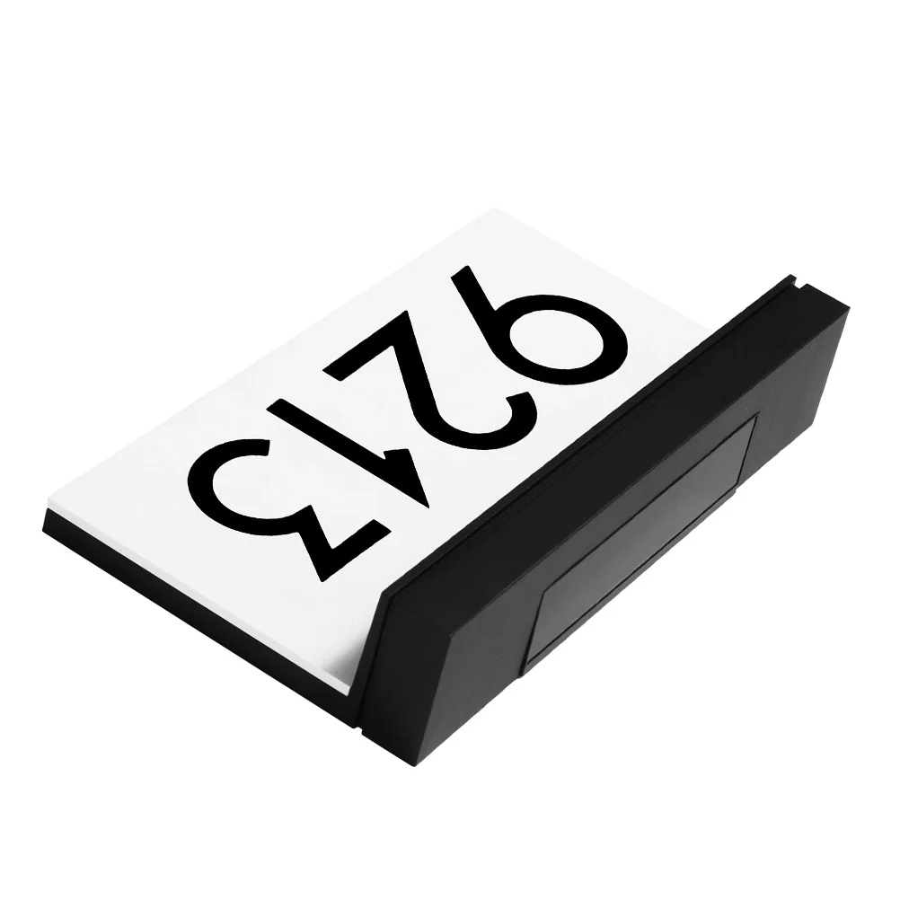 1세트 태양광 집 번호등 프리미엄 LED 도어플레이트 라이트 야외 태양광 주소 표지판 방수 주소 표지판