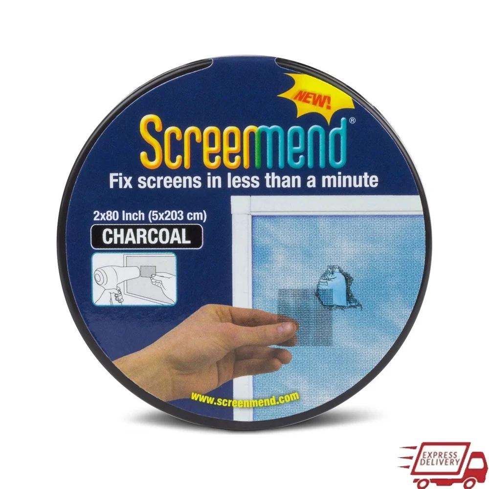 

Рулон для ремонта экрана «сделай сам», окон и дверей, быстрая фиксация, загрязнения и слезы, устойчивая к атмосферным воздействиям клейкая сетка, простое нанесение, 2 x 80 дюймов